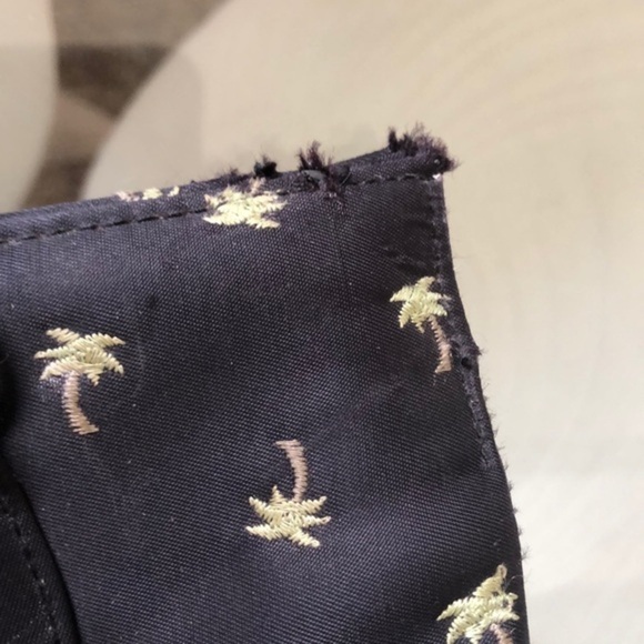 Sunny Hawaii embroidery palm tree/bamboo handl bag - Picture 4 of 11